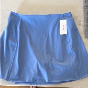 SPANX Blue Mini A-Line Skirt for Casual Wear